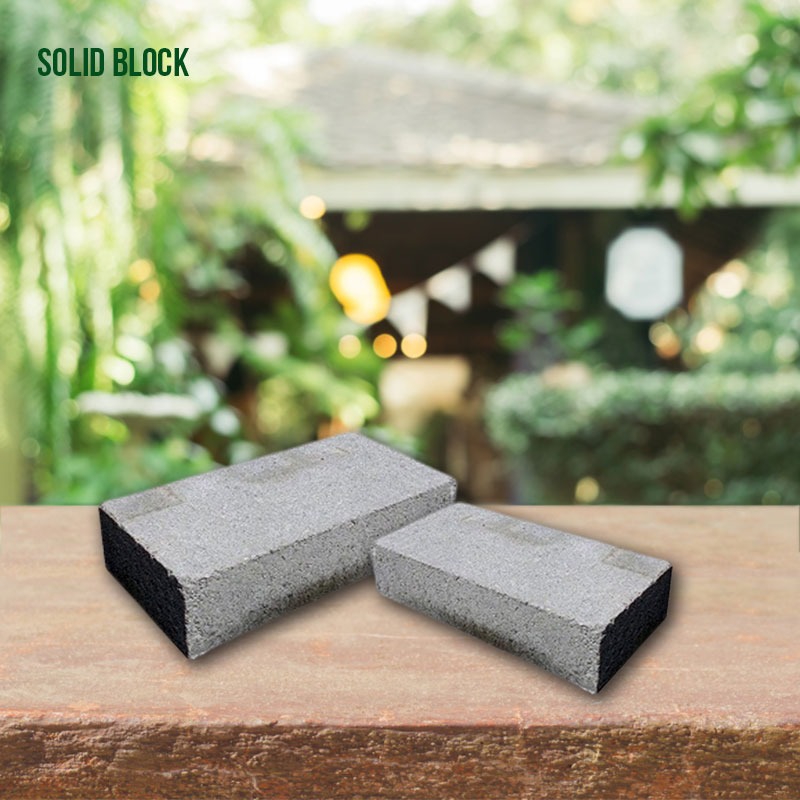 Solid Gray Bricks 100 mm